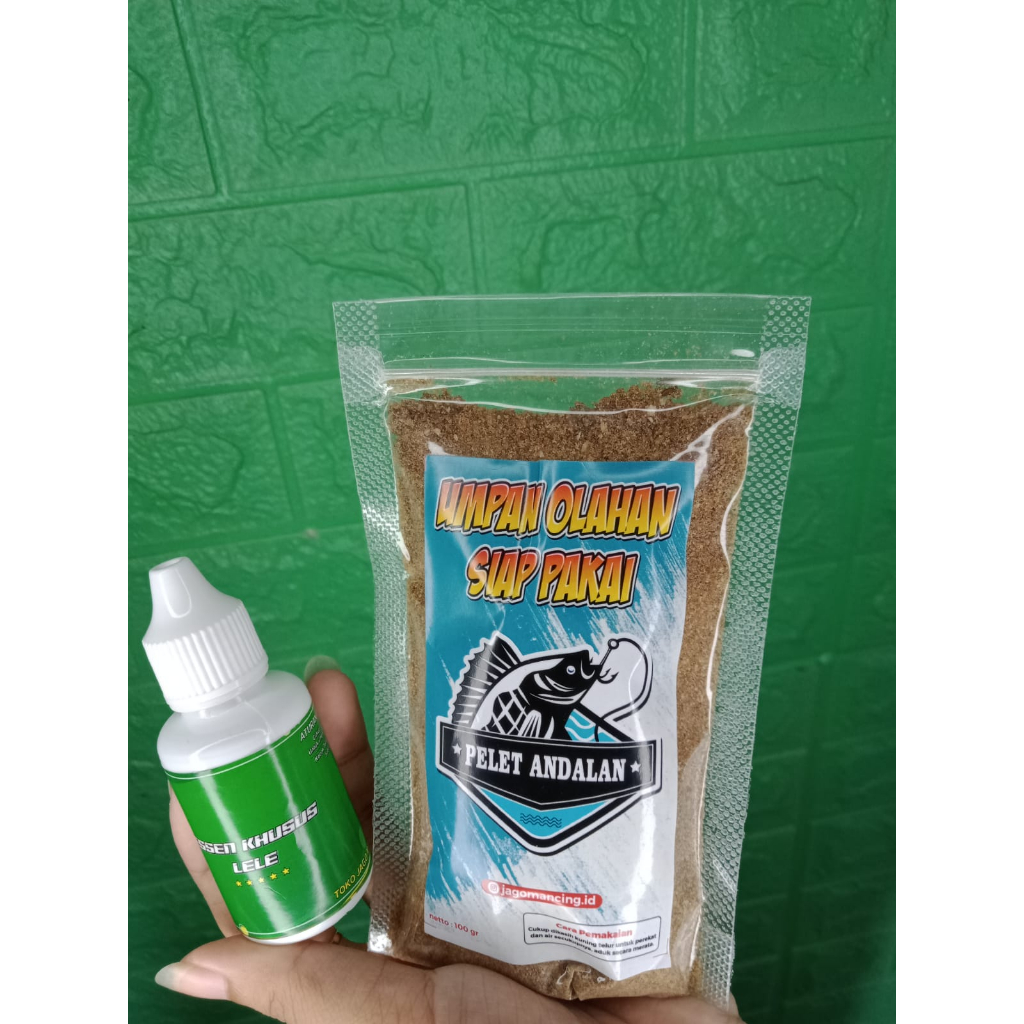 Paket Umpan Olahan Siap Pakai untuk Ikan Lele Plus Essen Khusus Lele Siap Pakai