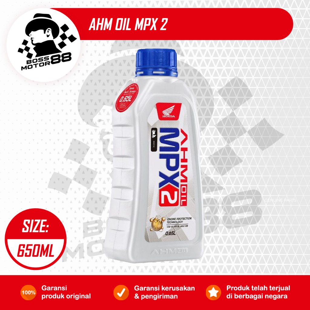 [Original] MPX2 650ML AHM OIL HONDA OLI MOTOR VARIO BEAT GENIO SCOOPY
