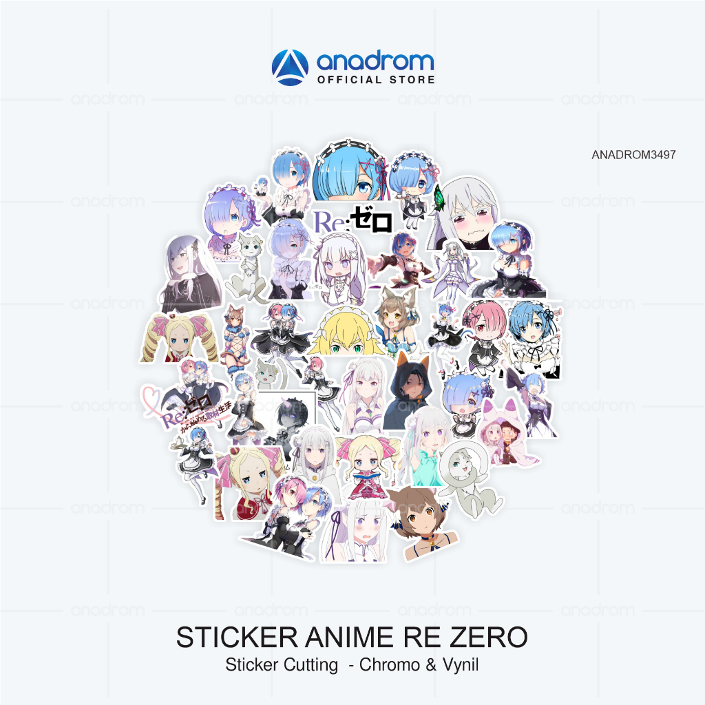 

Sticker Anime Re Zero | Sticker Anime & Aesthetic | Anadrom 3497