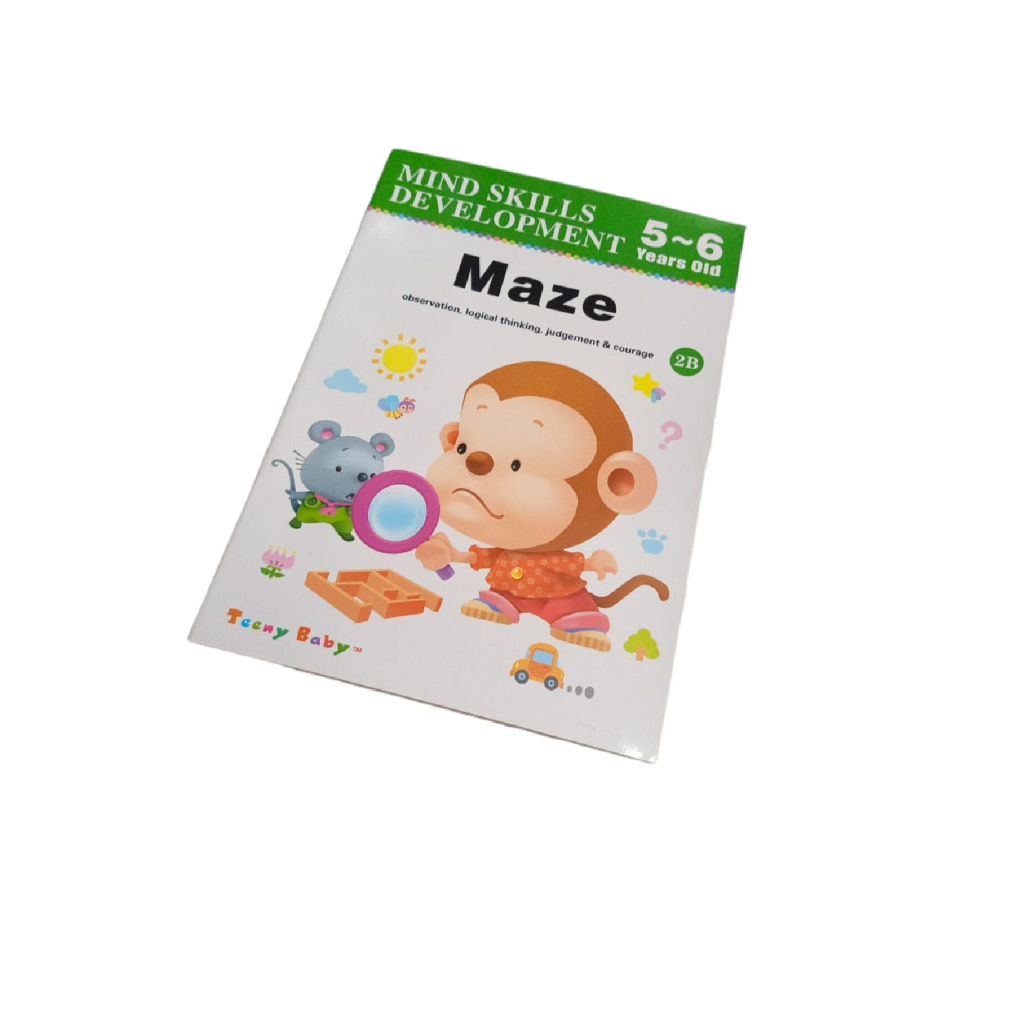 Buku Aktivitas Anak Mind Skills Development Maze Teeny Baby