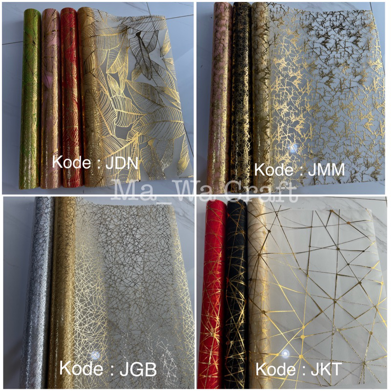 

(50x50 cm)jaring gliter tile gliter pembungkus bunga l mesh polynet l mesh wraping