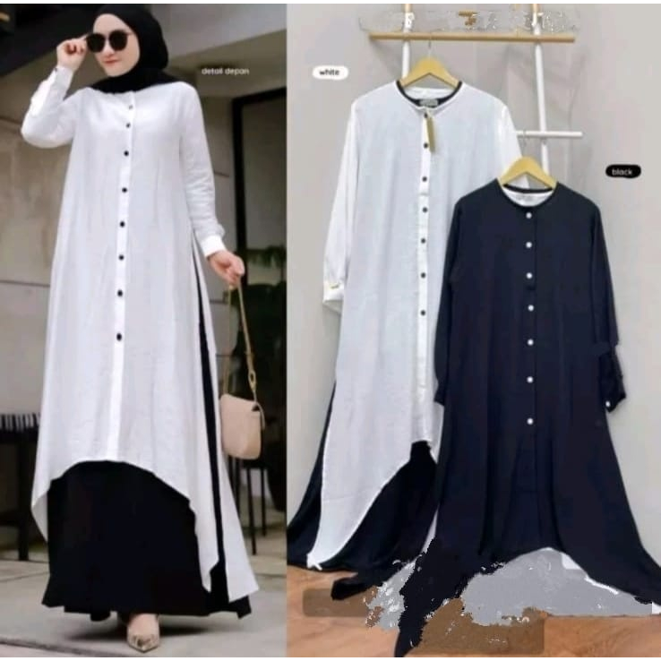VVV Olshop Muslim Adera Set Auter Busui  / Dress Muslim Wanita / Dress Pesta Muslim Import / Dress M