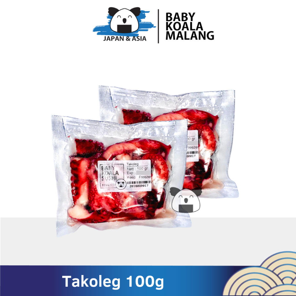 

TAKO LEG Kaki Gurita Potong 100 g │ Boiled Octopus Leg Cut for Takoyaki & Ramen