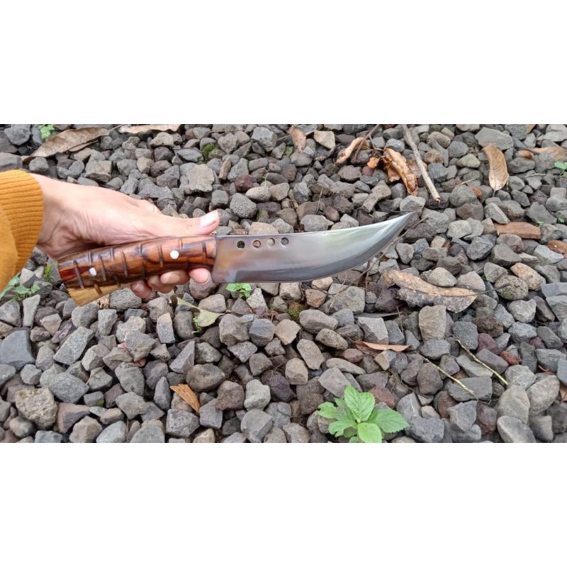 pisau dapur seset cap garpu original per baja asli