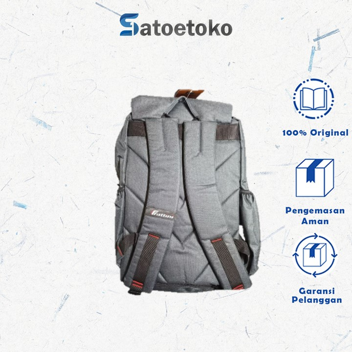 Tas Frattini F11 139 A YT Black / Navy - Backpkack / Ransel