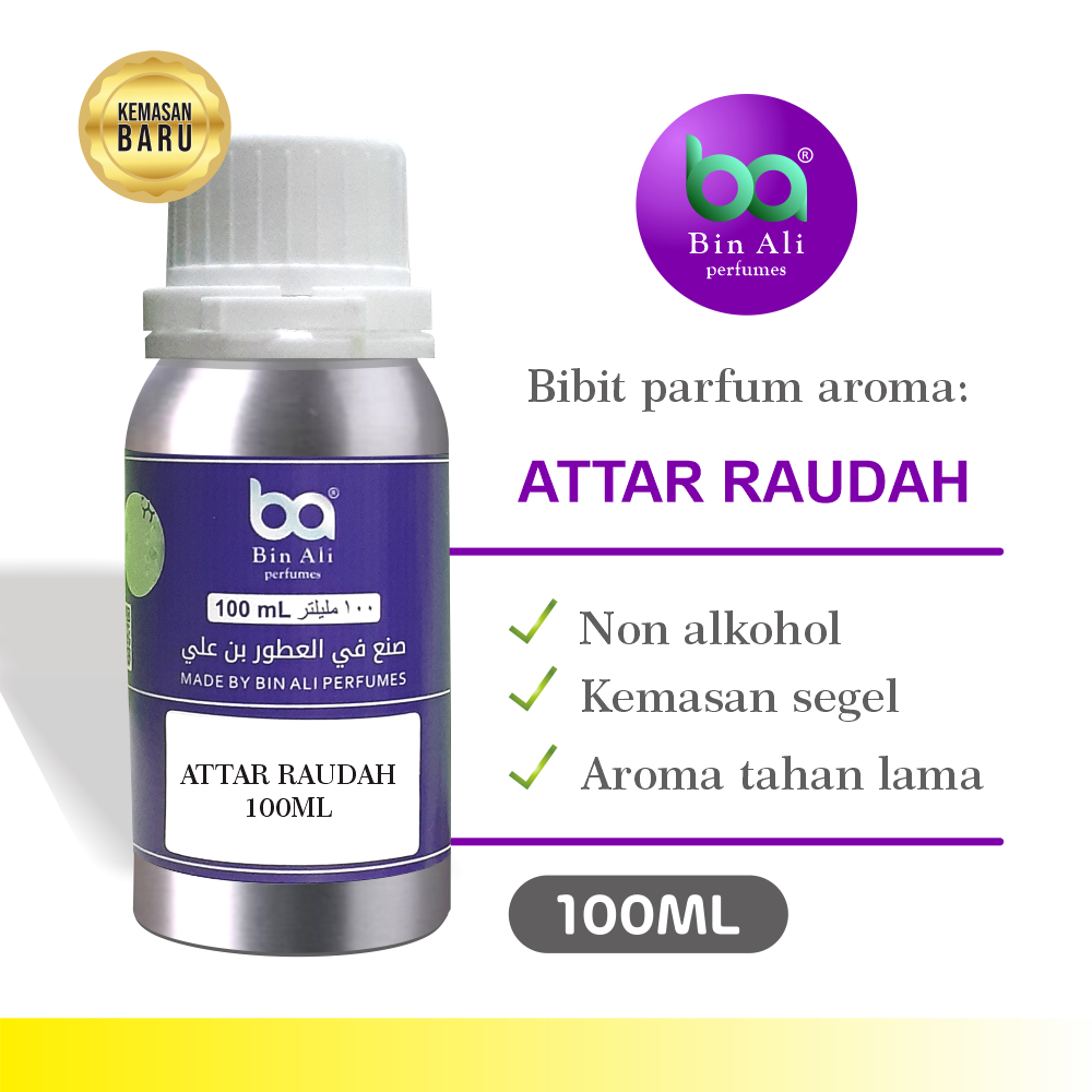 Bibit Parfum Aroma Attar Raudah 100ml SEGEL