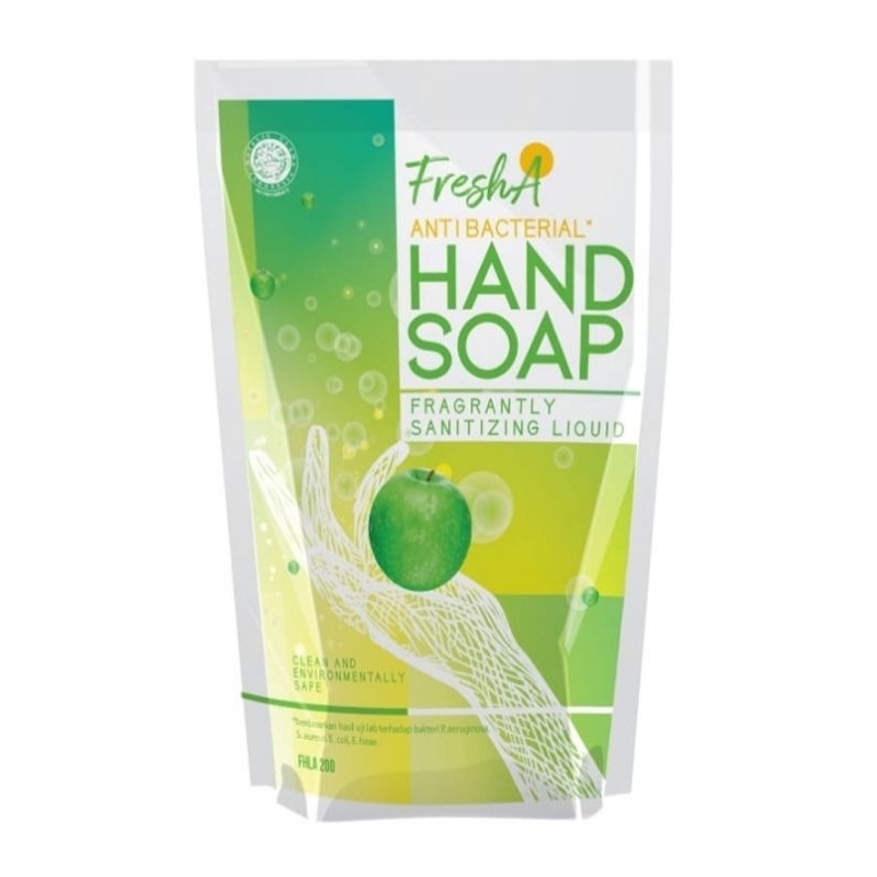 Fresh A Hand Soap Anti Bacterial 480ml btol/250ml reffill