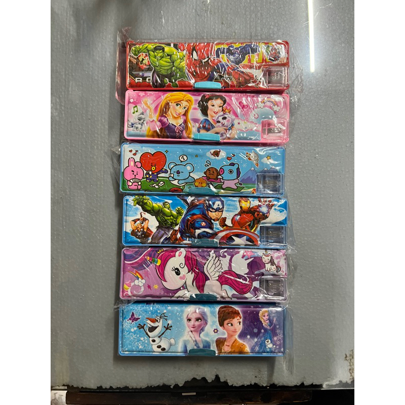 

tempat pensil / pencil case magnet 2 muka mini 6975 murah grosir