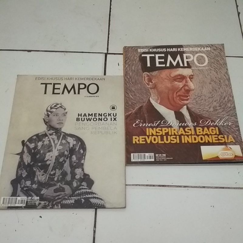 CABUTAN MAJALAH EDISI KHUSUS TEMPO INSPIRASI BAGI REVOLUSI INDONESIA dan HAMENGKU BOWONO IX