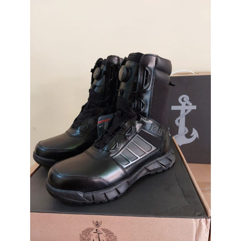 SEPATU PDL TNI AL VERSI TALI PUTAR JATAH ORIGINAL