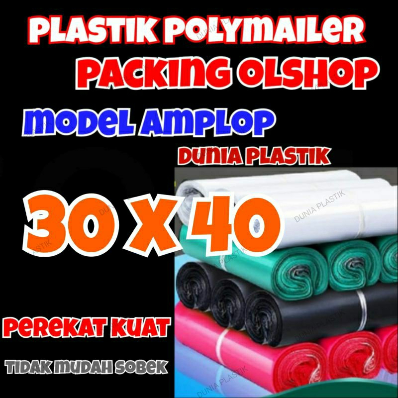 

Plastik packing 30 x 40 cm polymailer