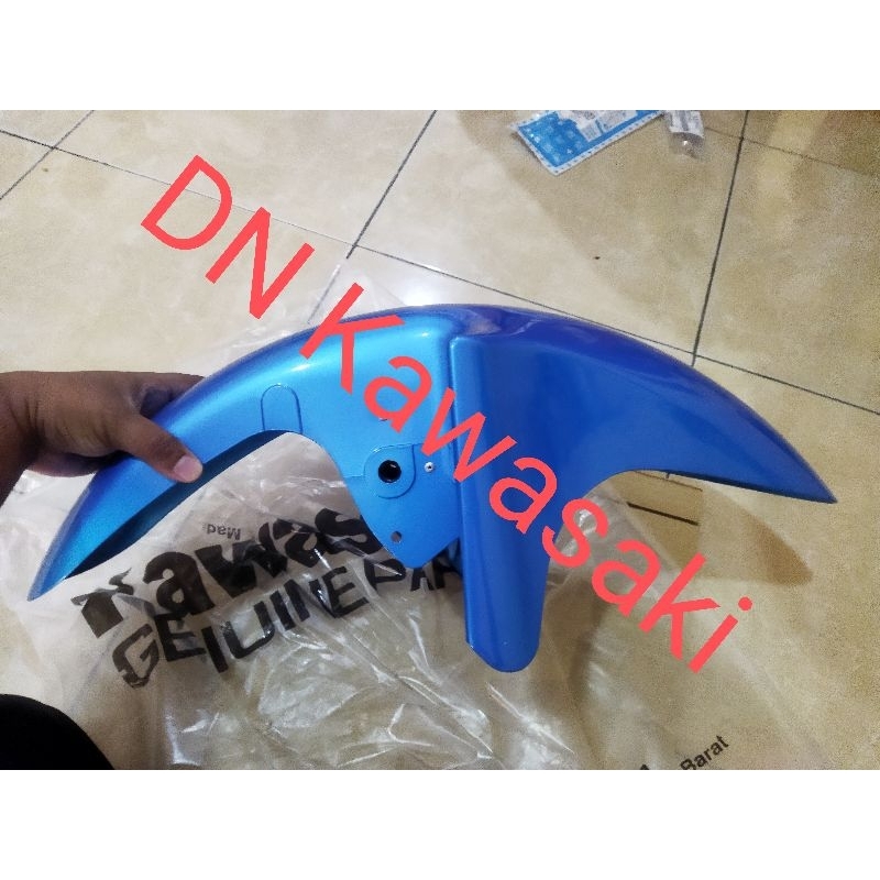 spakbor slebor  depan ninja rr old original warna biru