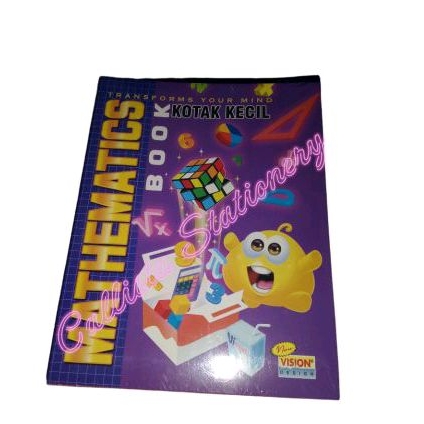 

BUKU TULIS KOTAK KECIL VISION 38 LEMBAR PER PACK
