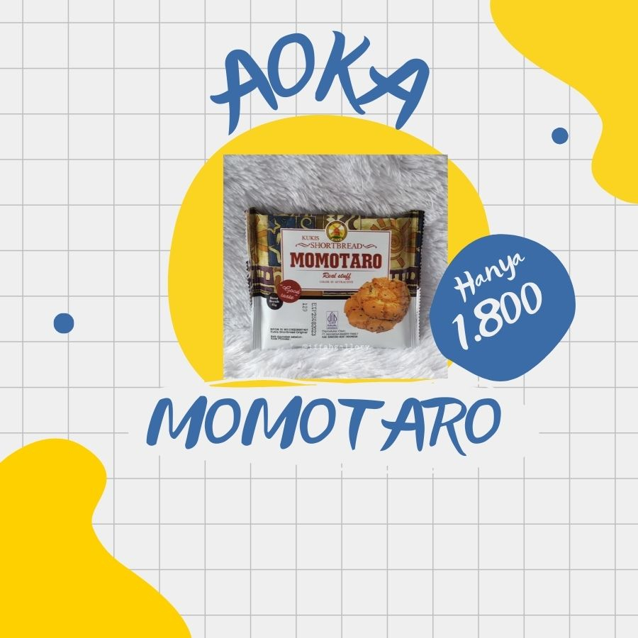 

COOKIES AOKA MOMOTARO SHORTBEARD 45gr harga paling murah