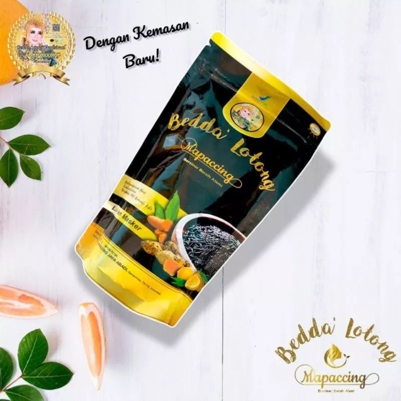 BEDDA LOTONG MAPACCING BY MACENNING KEMASAN TERBARU | BEDDA LOTONG MAPACCING | LULUR REMPAH MAPACCIN