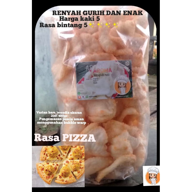 

KERUPUK NASI RASA PIZZA