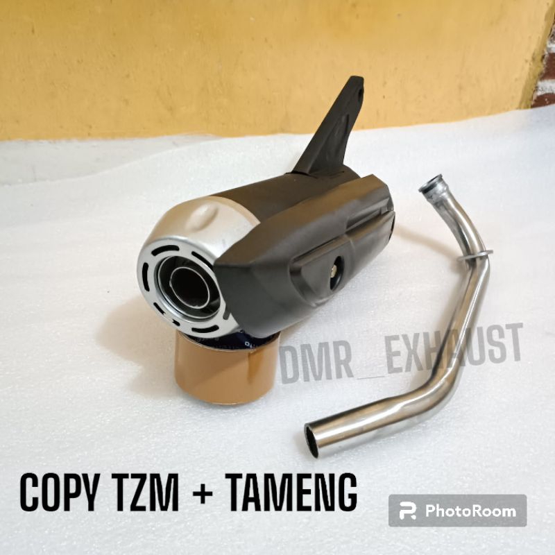 KNALPOT TZM COPY TAMENG BAS ADEM NO MBER VARIO 125/150/110 BEAT KARBU/FI MIO SPORTY MIO M3 MIO SOUL 