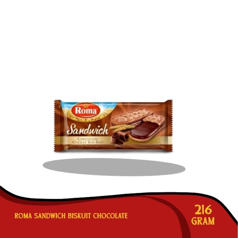 

Roma Sandwich Biskuit Chocolate 216 g