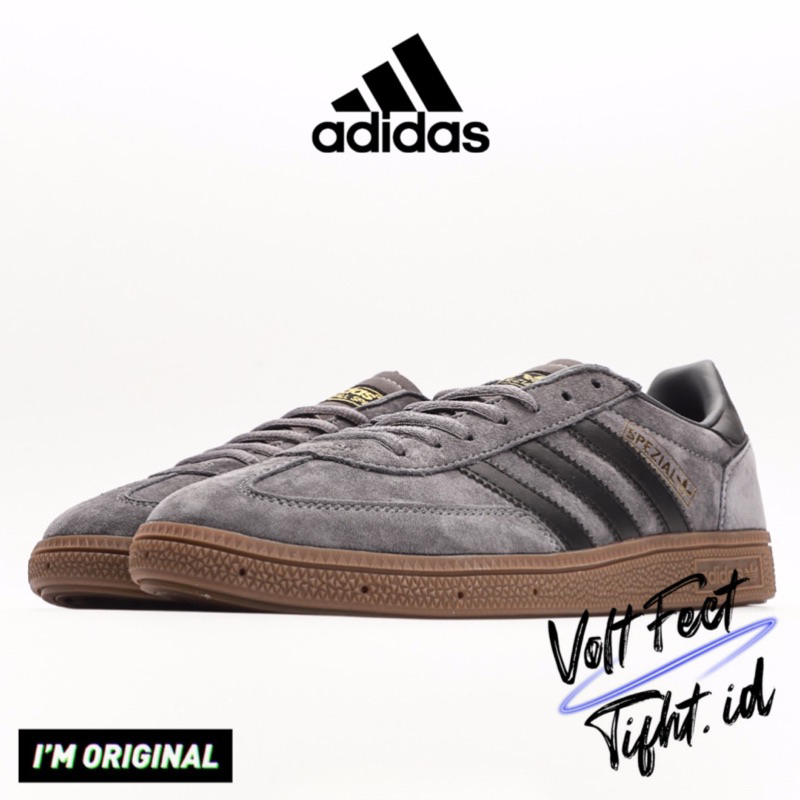 Adidas Spezial Handball Grey Black Gum Bnib 100% Original