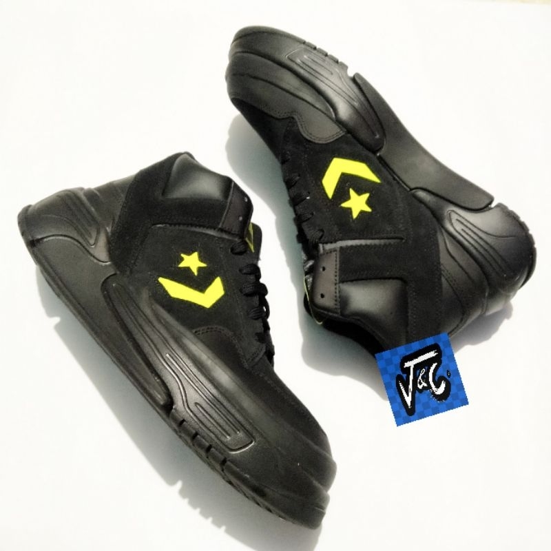 Converse Weapon Cx Monster Clash Leather Two Tone Comfort Mono Black