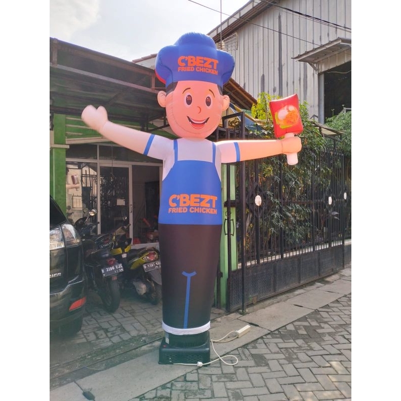 Balon Joget Balon Sky DANGER Balon Orang,Boneka, Angin 12