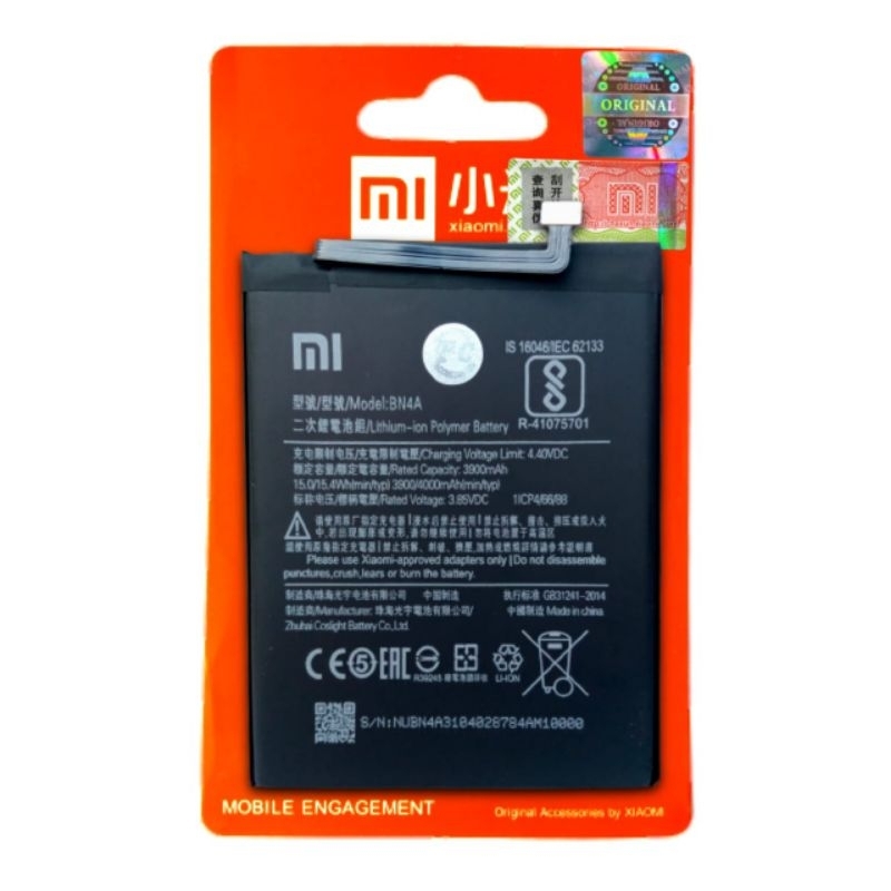 Kelaashop Batre Bn4A Battery Baterai Hp Redmi Note 7 Redmi Note 7Pro Bn 4A Redmi Note7 Bn-4A Redmi