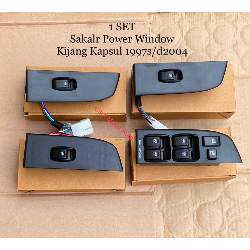 Saklar power window mobil kijang kapsul tahun 1997 s/d 2004/ saklar pintu mobil kijang kapsul