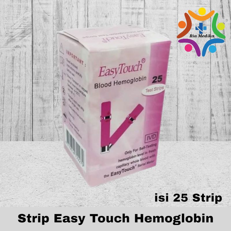 Strip Easy Touch Hemoglobin  Isi Ulang Easy Touch HB  Refil HB Easy Touch