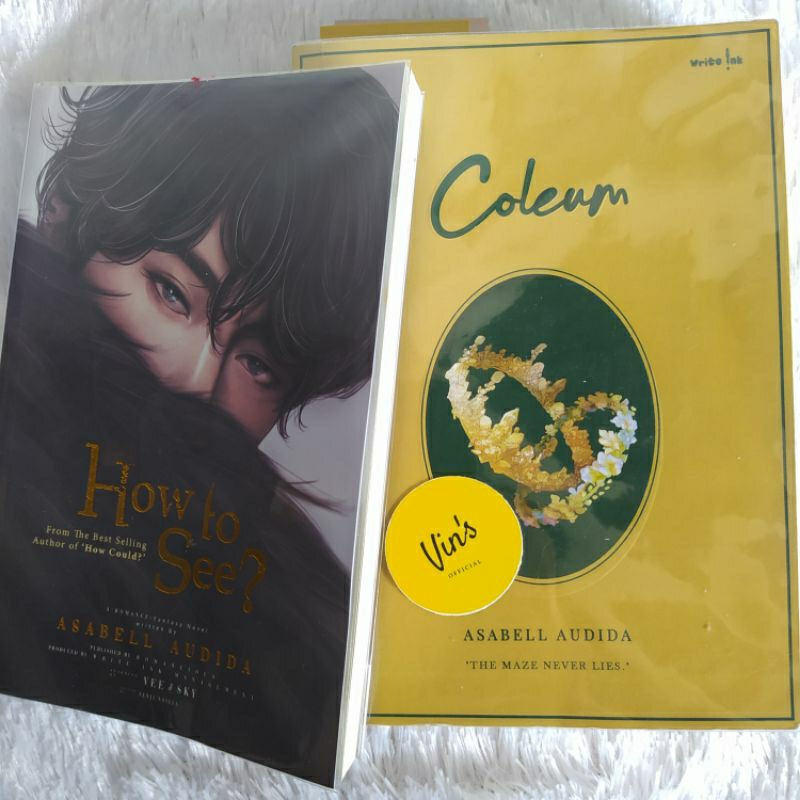 [READY] PRELOVED ORIGINAL NOVEL COLEUM HOW TO SEE BY ASABELL AUDIDA