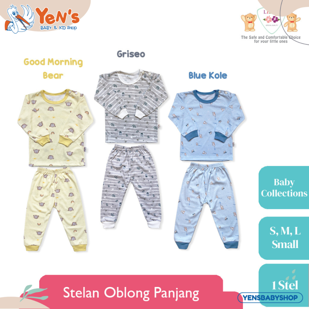 LIBBY Setelan Bayi Oblong Panjang Motif Baby Collection