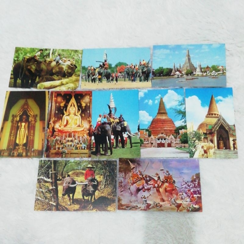 Post Card Kartu Post Jadul Kuno Antik Thailand