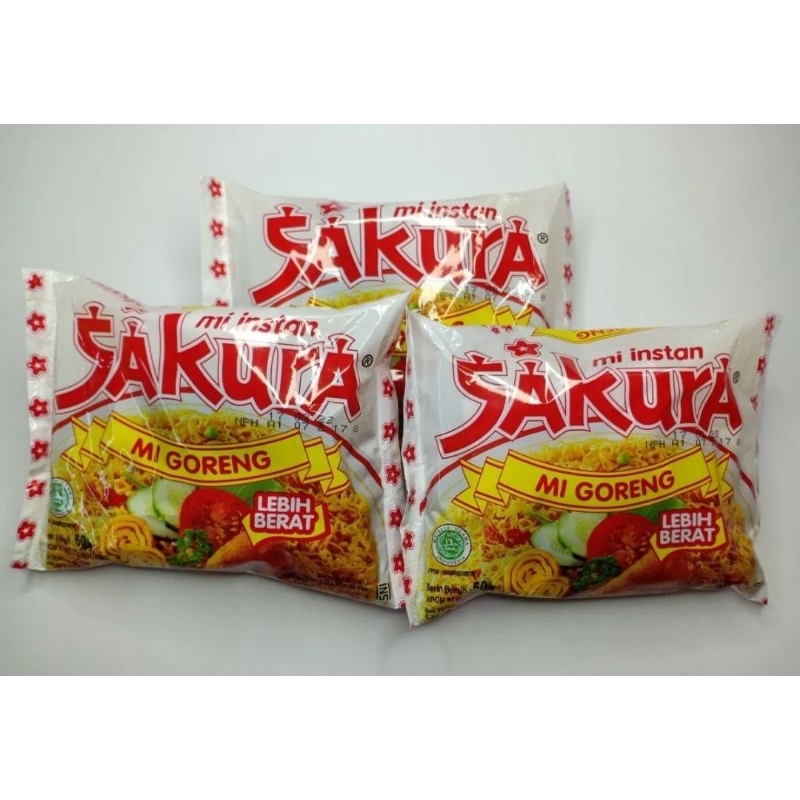 

MIE SAKURA GORENG 60g - Mie Instan Enak Murah Praktis