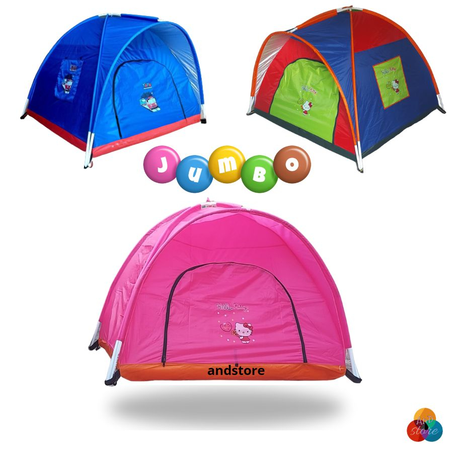 Tenda Anak jumbo ukuran 160cmx160cm mainan anak perempuan | mainan anak laki laki