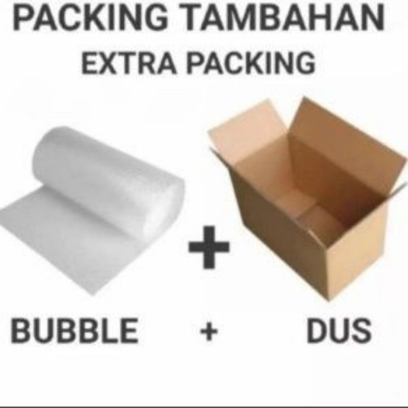 

EXTRA PACKING KARDUS + BUBBLE WRAP