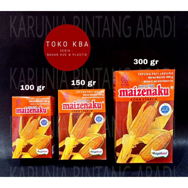 

Maizenaku Corn Starch Tepung Pati Jagung ( 100 gr | 150 gr | 300 gr | 1 kg )