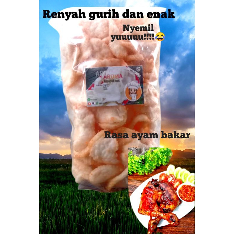 

KERUPUK NASI RASA AYAM BAKAR