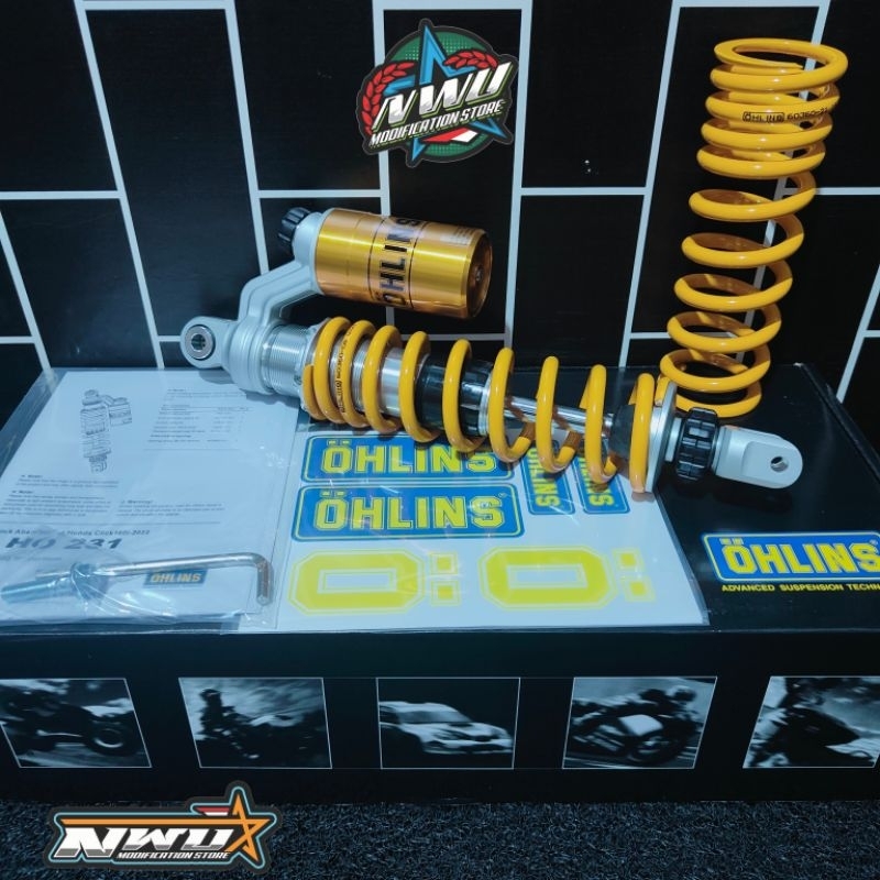 Shock Belakang Ohlins HO 231 Original For Honda Vario 160 CBS/ABS