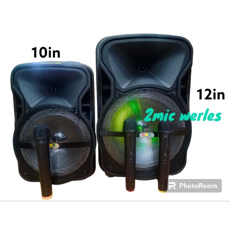 SPEAKER sepiker PORTABLE TANAKA DIAMOND ANTROLLEY 10 INCH BLUETOOTH