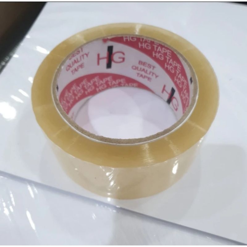 

lakban bening 2" inch 90 yard hg tape Opp tape isolasi solatip