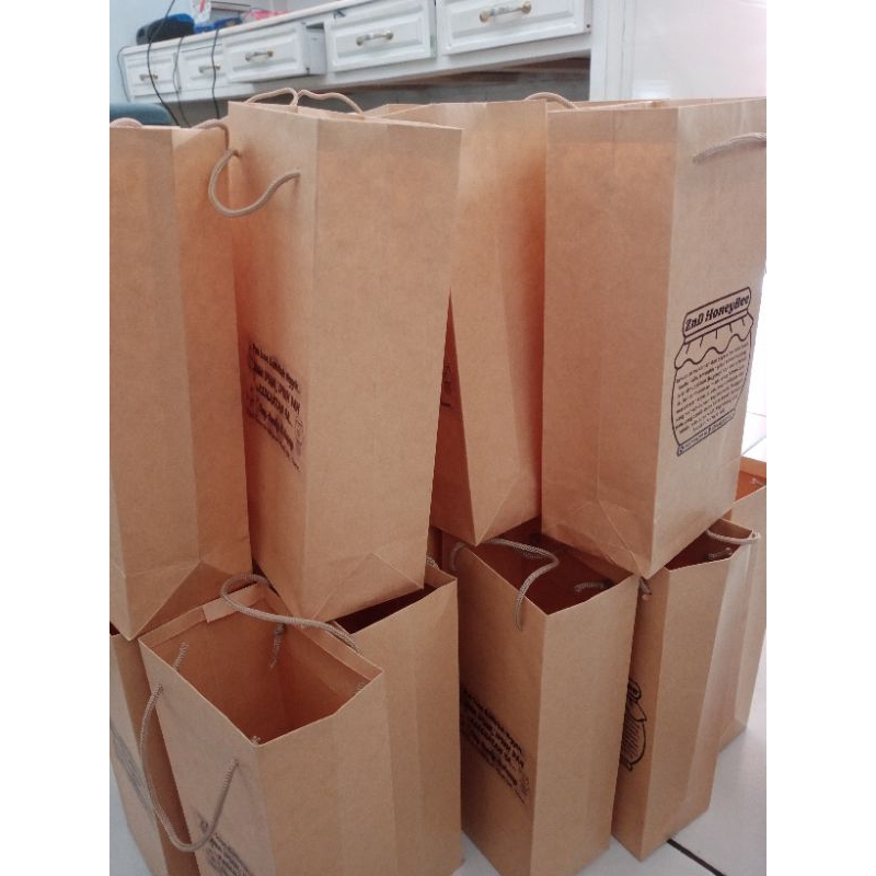 

(20 pcs) Paperbag Custom UK. 23 x 10 x 7