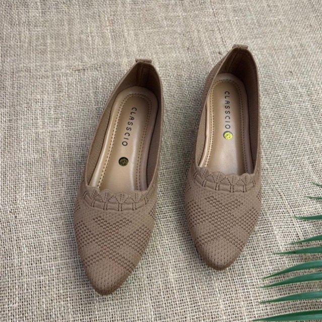 MARASYAFFA - SEPATU FLAT WANITA RAJUT CS12