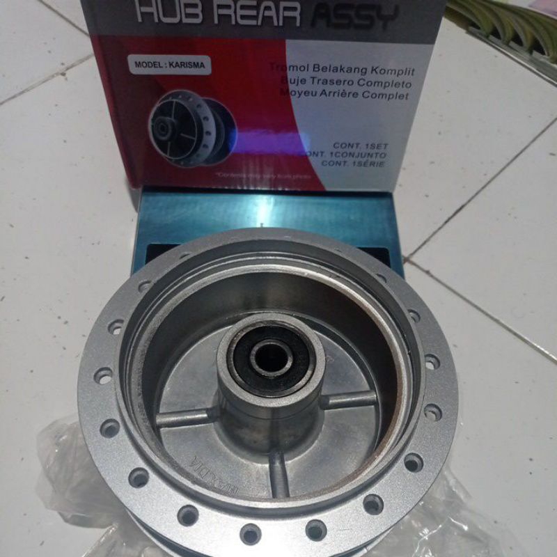 TROMOL BELAKANG KHARISMA TROMOL SUPRA FIT NEW SILVER