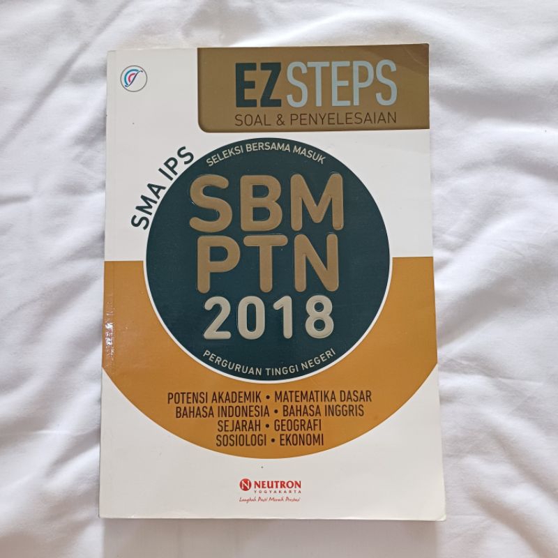 Buku TPA Neutron Yogyakarta + SBMPTN IPS SOSHUM 2018 PRELOVED