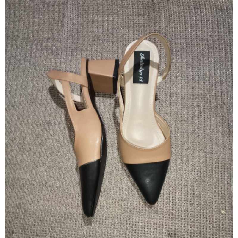 Sandal Sepatu wanita bahan sintetis uk 36-41