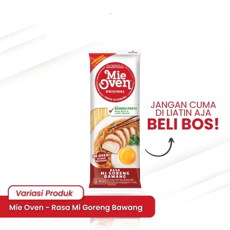 

Mie Oven By Mayora Per Pcs Goreng Bawang