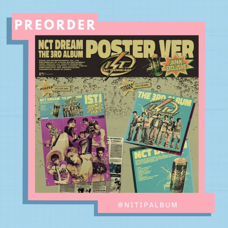 [PO] NCT DREAM 3rd ALBUM  - ISTJ (POSTER VER) JAPAN VER + MUMO BENEFIT