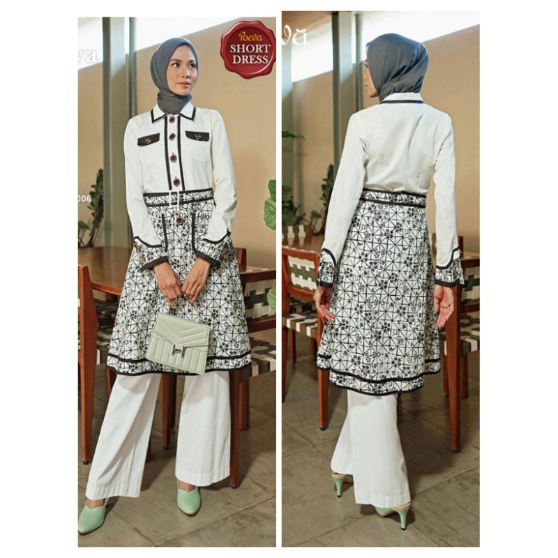 Tuneeca Poeva Shortdress Kanaya PV-0223006 / Tunik Kekinian