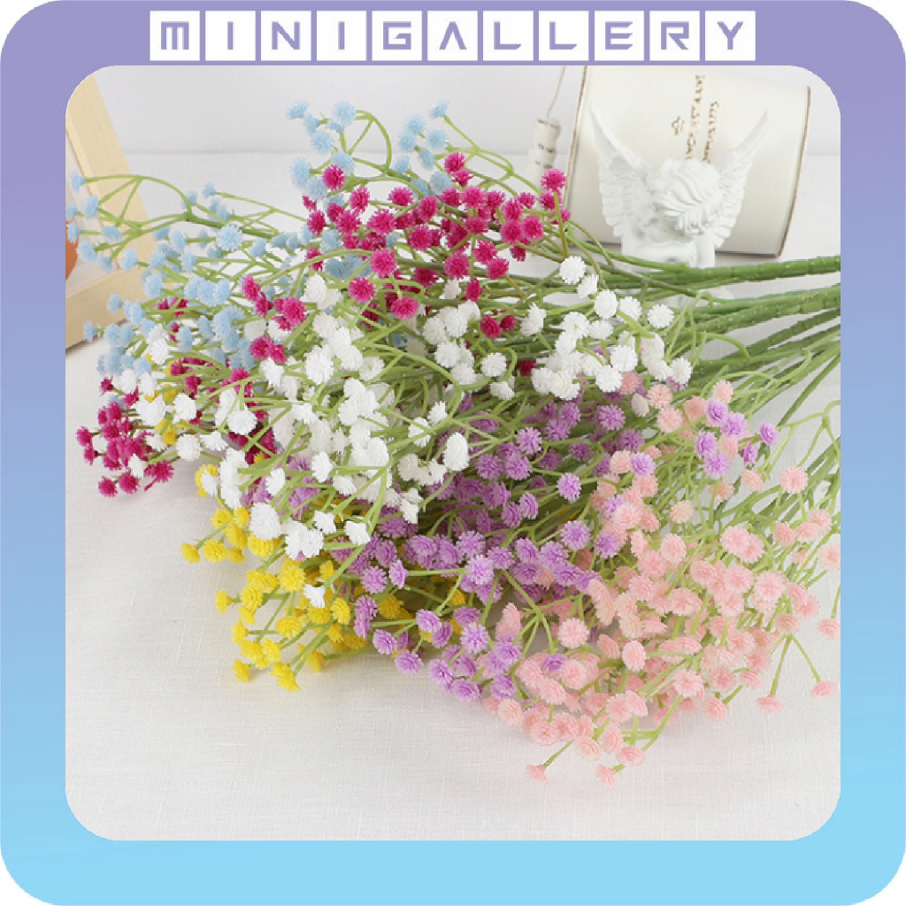 Bunga Plastik Baby Breath Imitasi Dekorasi Interior Artificial Flower Dekor Rumah Wedding Murah BG31