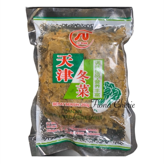 

(HOKKY) Tongcai SU Brand sayur asin / Sawi Asin 250 gr / Sawi Asin Preserved Vegetable