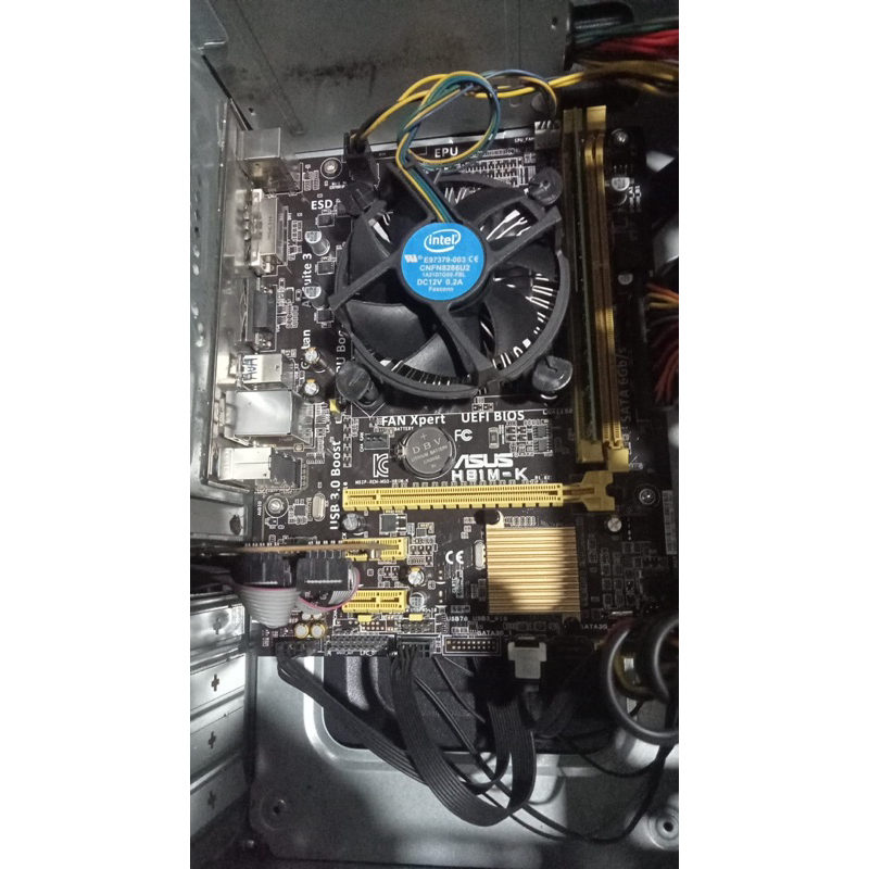 Motherboard H81 Asus Gigabyte procesor Intel G3220 Fan